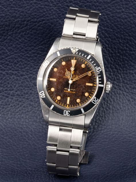 rolex tropical submariner 6536 1|Rolex. A stainless steel automatic bracelet watch with tropical gilt .